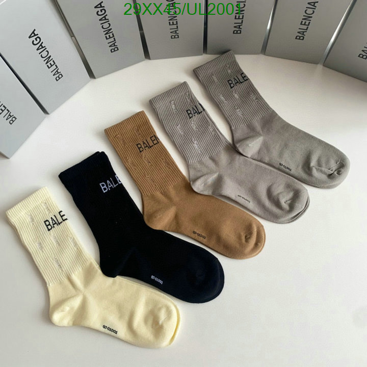 wholesale designer shop AAAA+ quality replica Balenciaga socks Code: UL2001