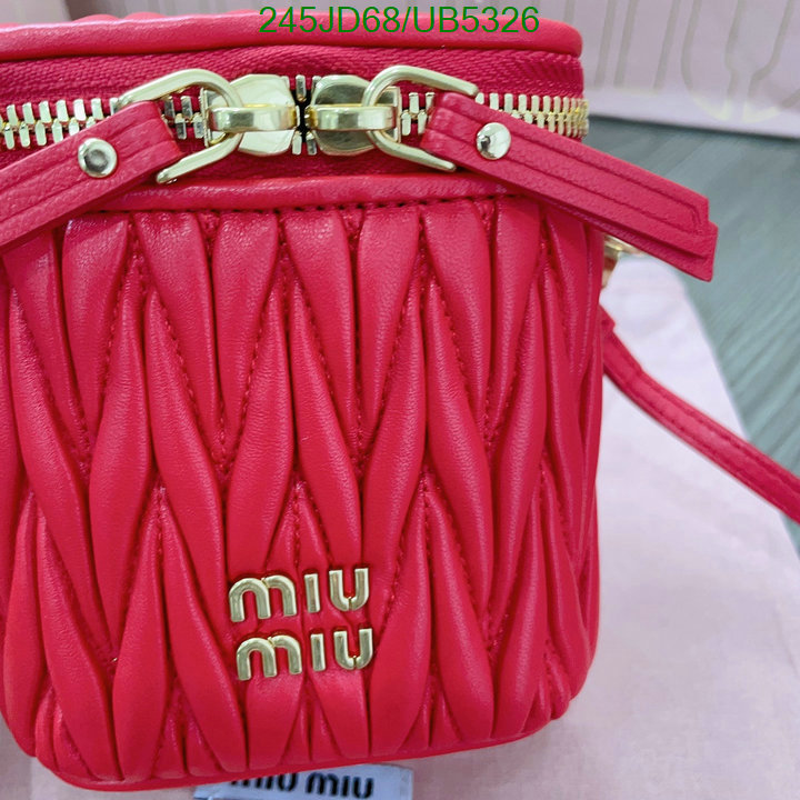 top quality Perfect Mirror Quality Replica MiuMiu Bag Code: UB5326