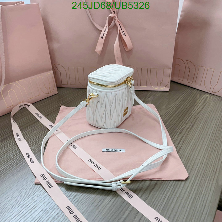 top quality Perfect Mirror Quality Replica MiuMiu Bag Code: UB5326