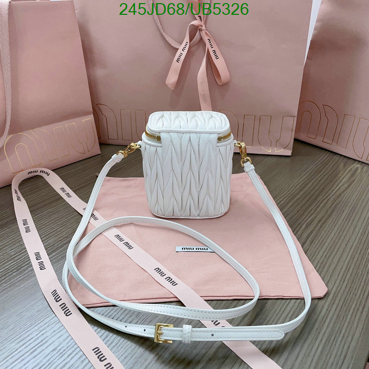 top quality Perfect Mirror Quality Replica MiuMiu Bag Code: UB5326