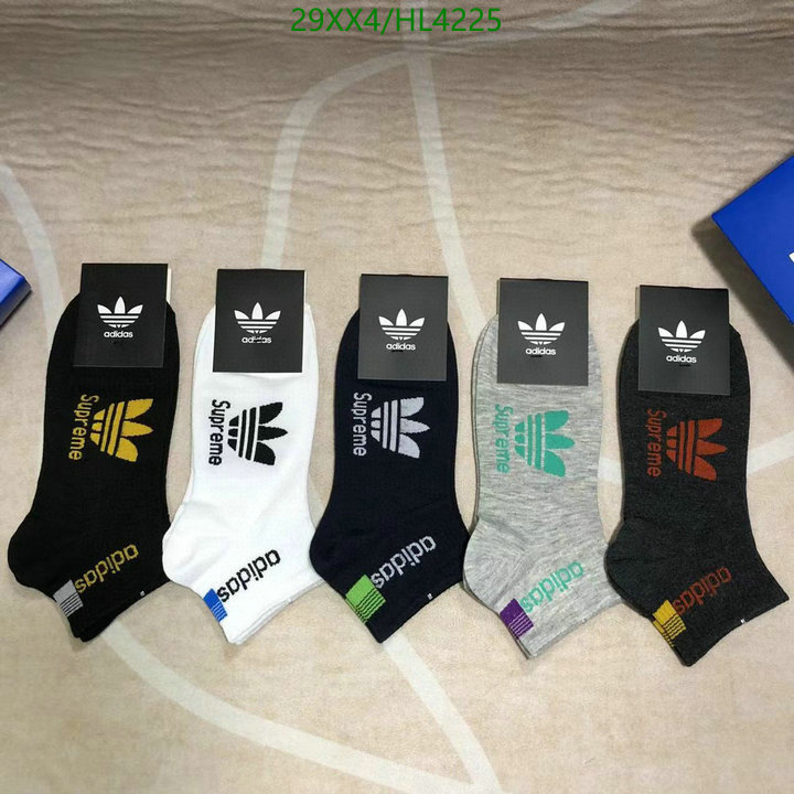 at cheap price DHgate best quality replica adidas socks Code: HL4225