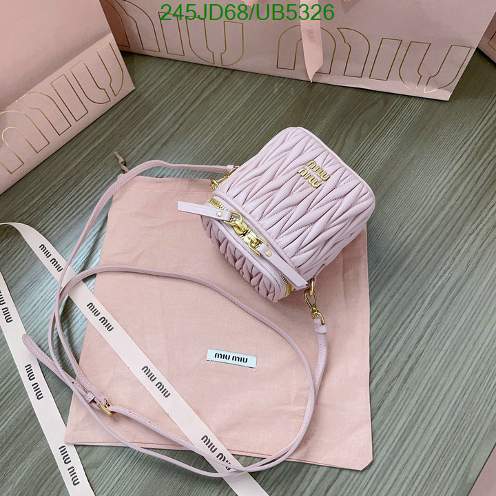 top quality Perfect Mirror Quality Replica MiuMiu Bag Code: UB5326