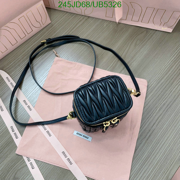 top quality Perfect Mirror Quality Replica MiuMiu Bag Code: UB5326