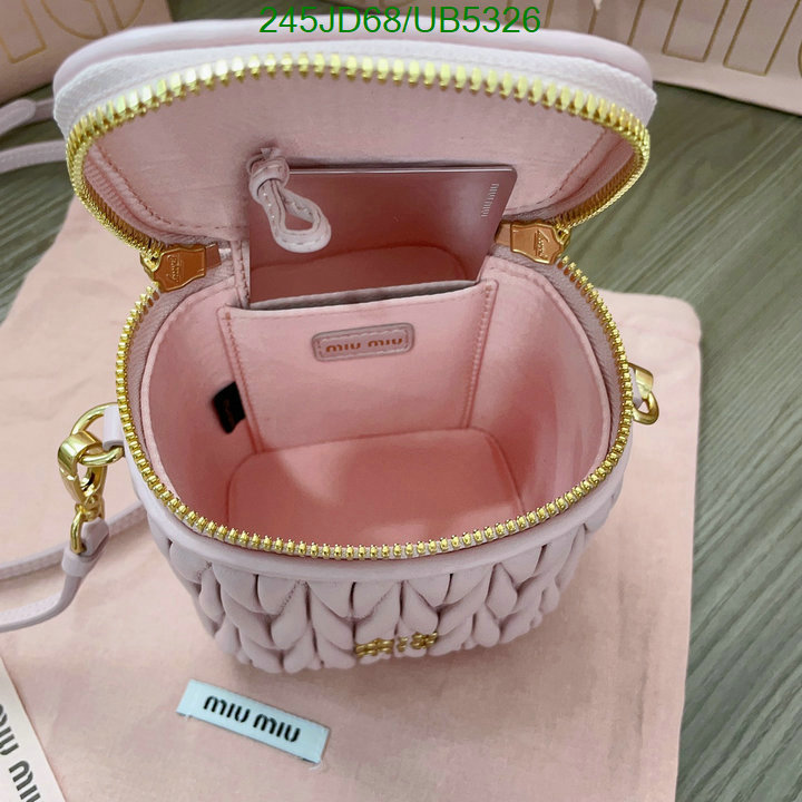 top quality Perfect Mirror Quality Replica MiuMiu Bag Code: UB5326