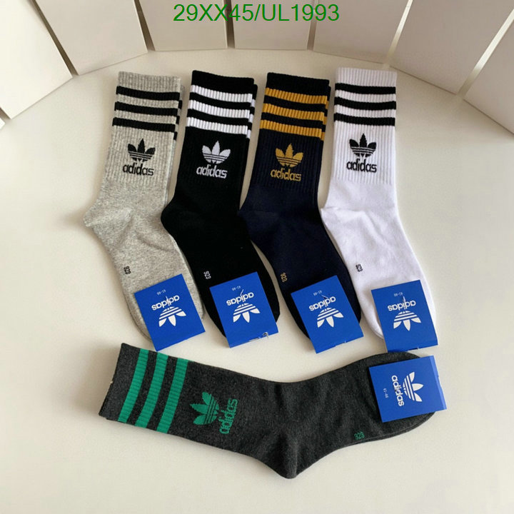 what is a counter quality DHgate best quality replica adidas socks Code: UL1993