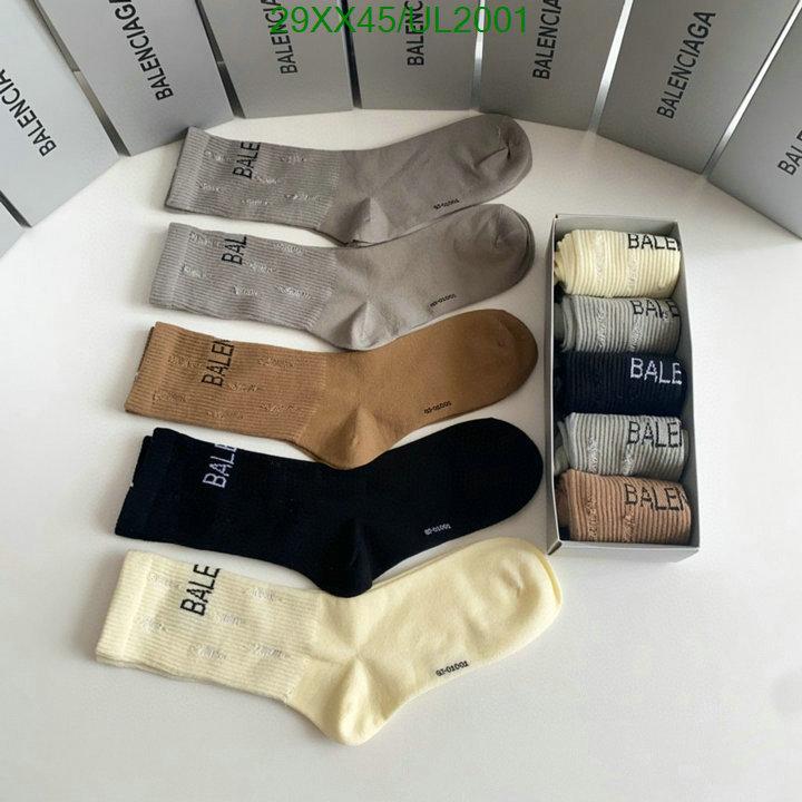 wholesale designer shop AAAA+ quality replica Balenciaga socks Code: UL2001