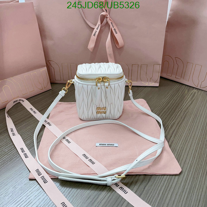 top quality Perfect Mirror Quality Replica MiuMiu Bag Code: UB5326