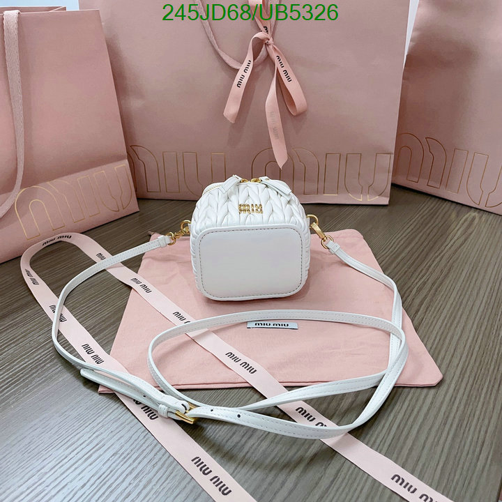 top quality Perfect Mirror Quality Replica MiuMiu Bag Code: UB5326