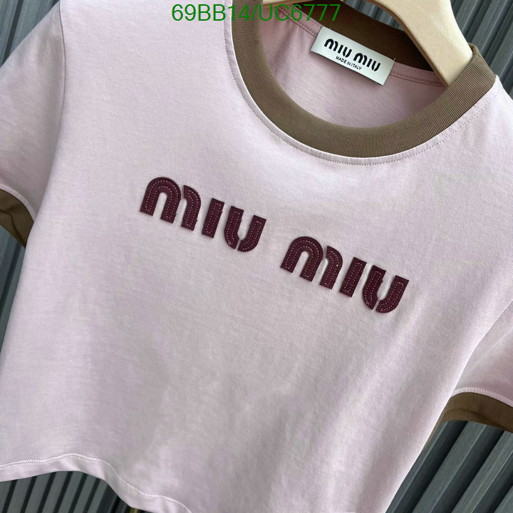what 1:1 replica MIUMIU Clothing Replica Code: UC6777