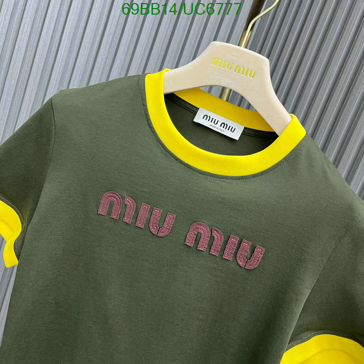 what 1:1 replica MIUMIU Clothing Replica Code: UC6777