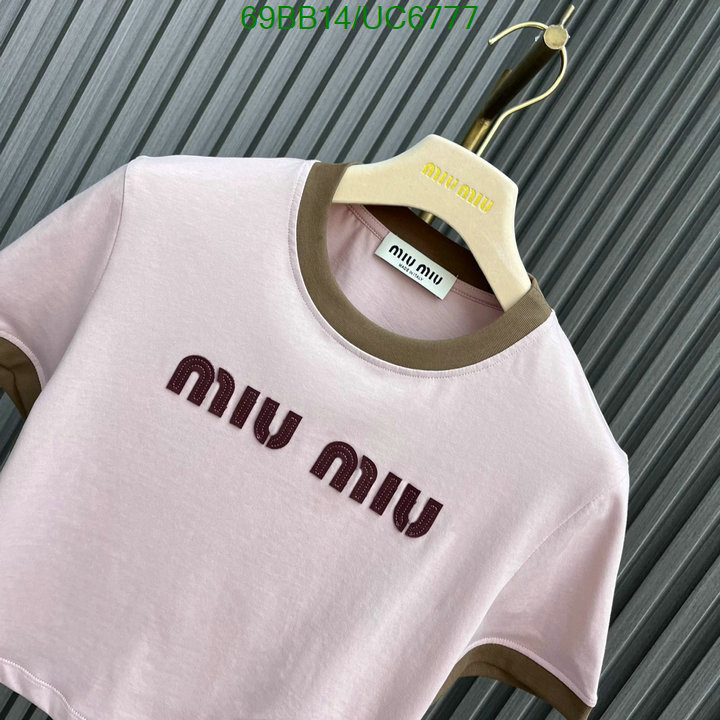 what 1:1 replica MIUMIU Clothing Replica Code: UC6777