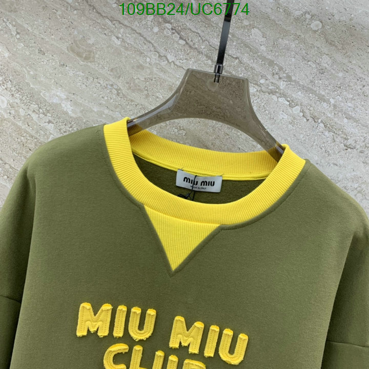 where quality designer replica MIUMIU Clothing Replica Code: UC6774