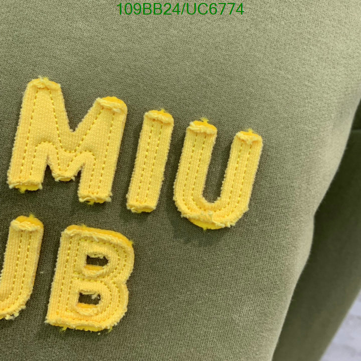 where quality designer replica MIUMIU Clothing Replica Code: UC6774