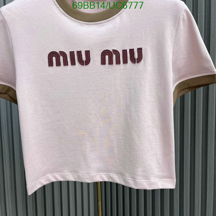 what 1:1 replica MIUMIU Clothing Replica Code: UC6777