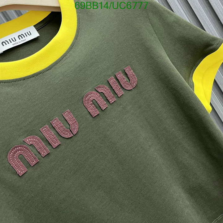 what 1:1 replica MIUMIU Clothing Replica Code: UC6777