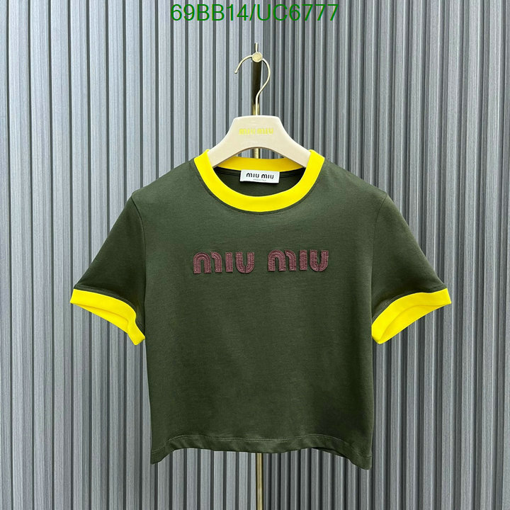 what 1:1 replica MIUMIU Clothing Replica Code: UC6777