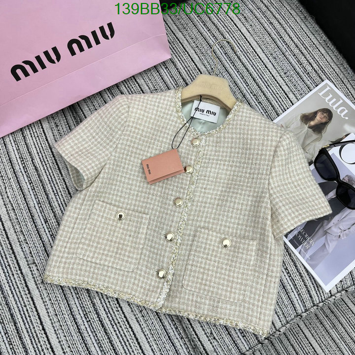 where can i buy the best quality MIUMIU Clothing Replica Code: UC6778