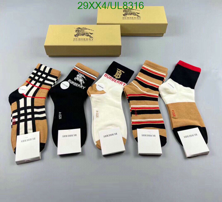 wholesale designer shop Affordable Replica Burberry Socks Code: UL8316