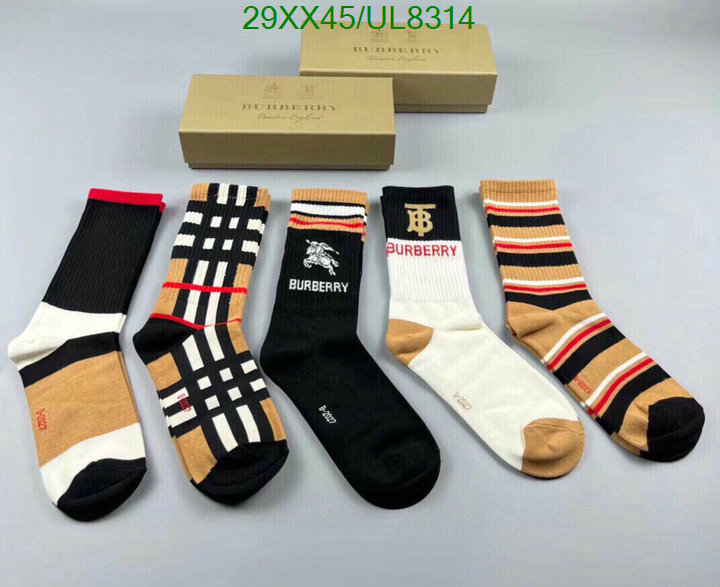 2024 aaaaa replica customize Affordable Replica Burberry Socks Code: UL8314