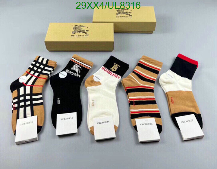 wholesale designer shop Affordable Replica Burberry Socks Code: UL8316