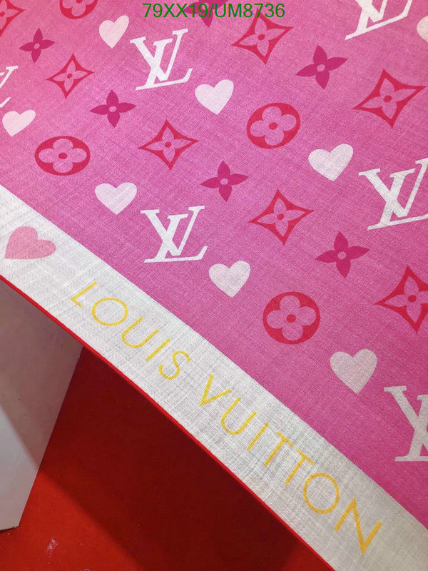 can i buy replica Perfect Fake Louis Vuitton Scarf LV Code: UM8736