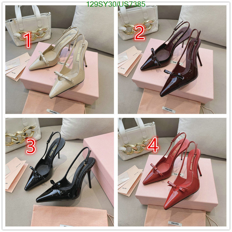 first copy High Quality Replica Miu Miu Women's Shoes Code: US7385