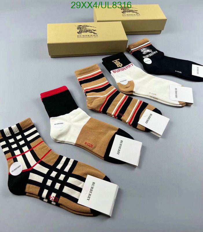 wholesale designer shop Affordable Replica Burberry Socks Code: UL8316
