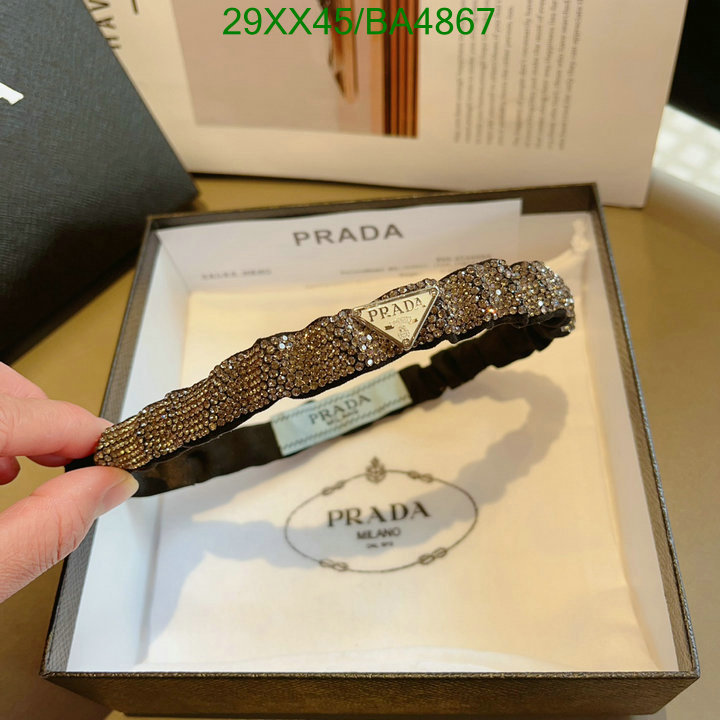 the best affordable Prada Most Desired Replica Headband Code: BA4867