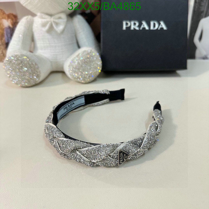 2024 aaaaa replica 1st copy Prada Most Desired Replica Headband Code: BA4865