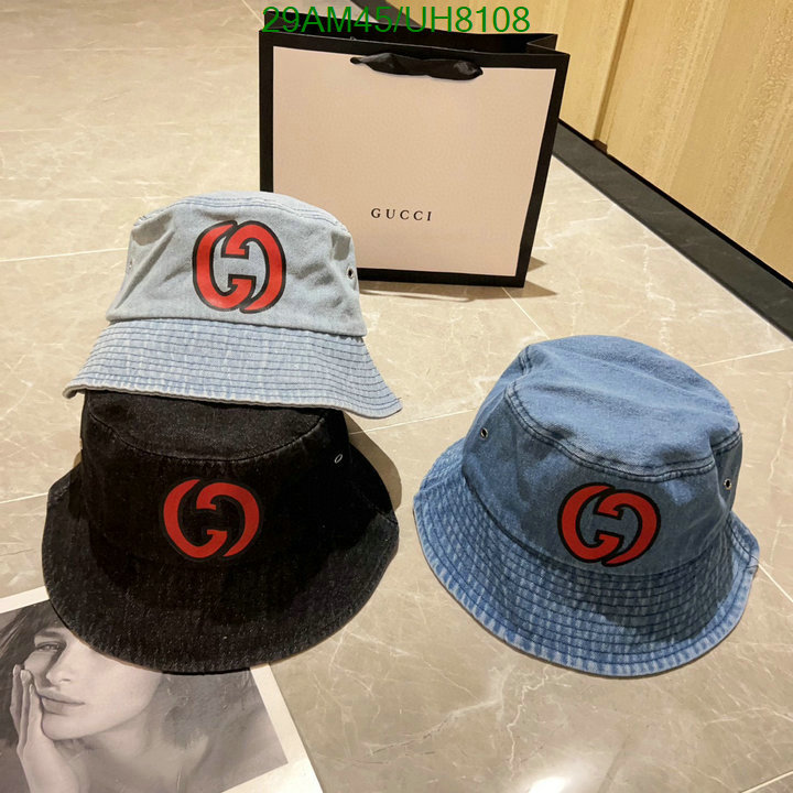 copy aaaaa Replica Wholesale Gucci Cap Code: UH8108