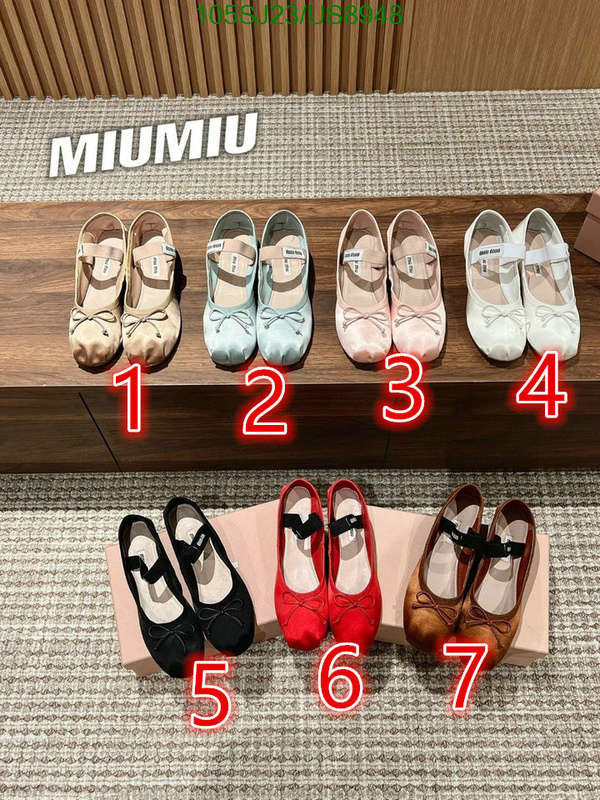 2024 replica wholesale cheap sales online Luxury Replica MiuMiu Women's Shoes Code: US8948