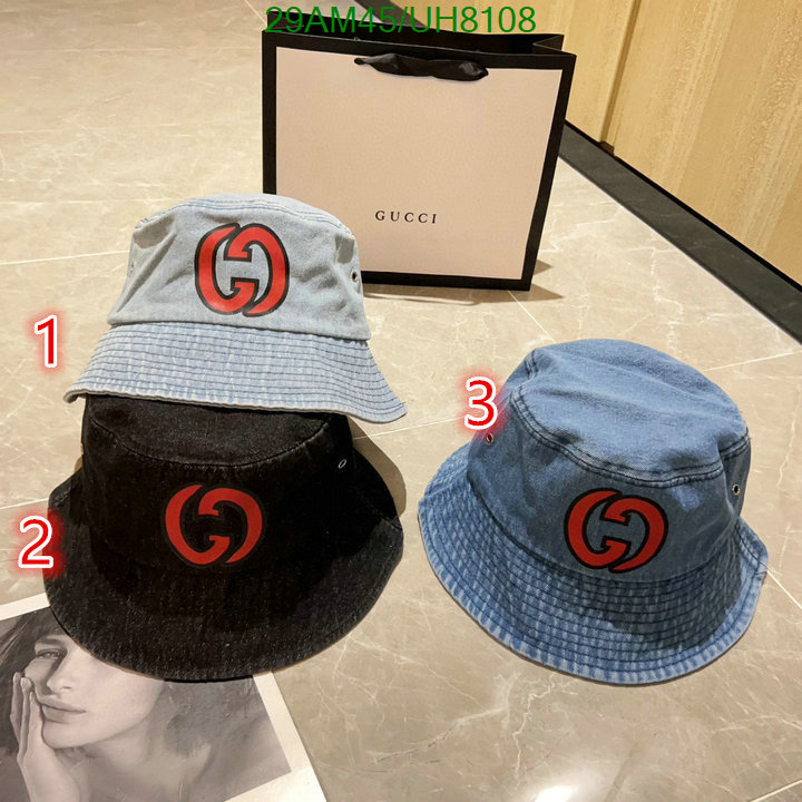 copy aaaaa Replica Wholesale Gucci Cap Code: UH8108