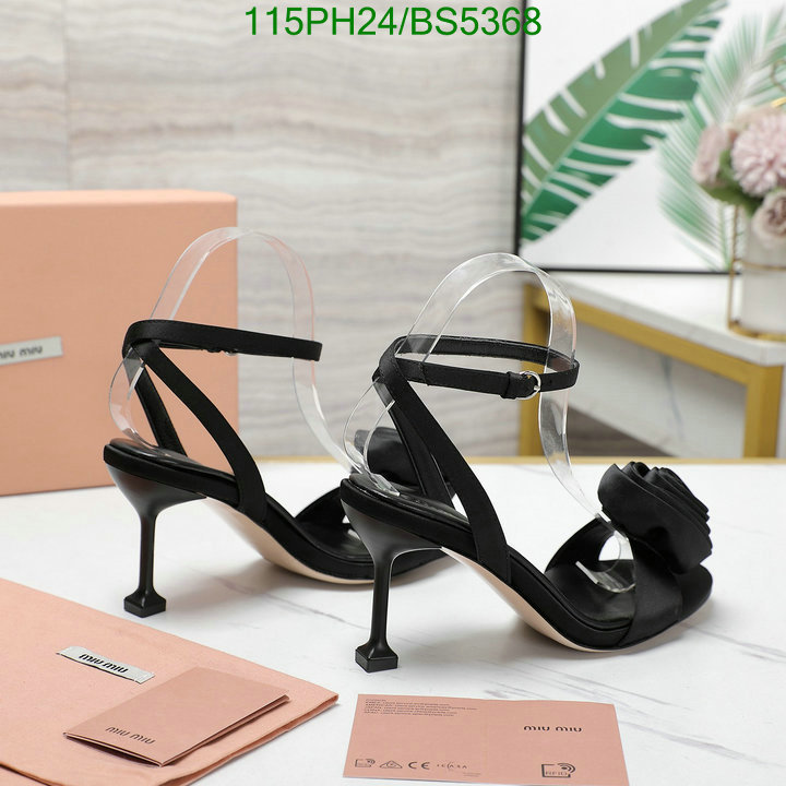 7 star collection Quality Replica MiuMiu Women's Shoes Code: BS5368