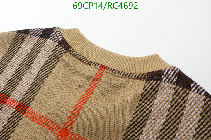 perfect Replica 1:1 Burberry Clothes Code: RC4692