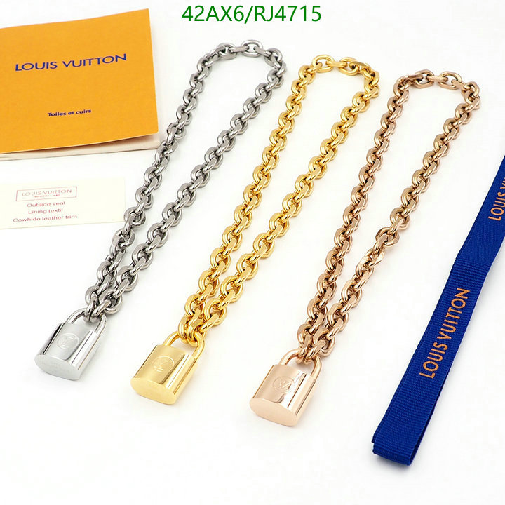 perfect YUPOO Louis Vuitton Replica Jewelry LV Code: RJ4715