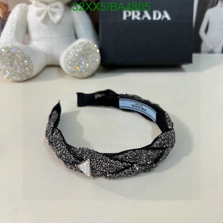 2024 aaaaa replica 1st copy Prada Most Desired Replica Headband Code: BA4865