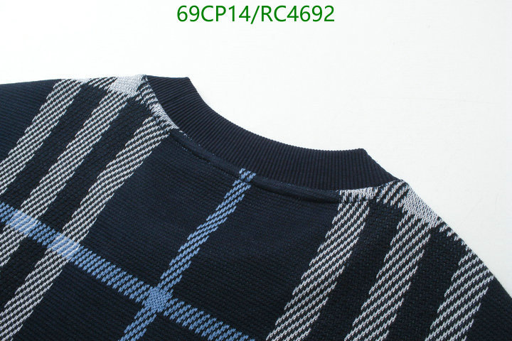 perfect Replica 1:1 Burberry Clothes Code: RC4692