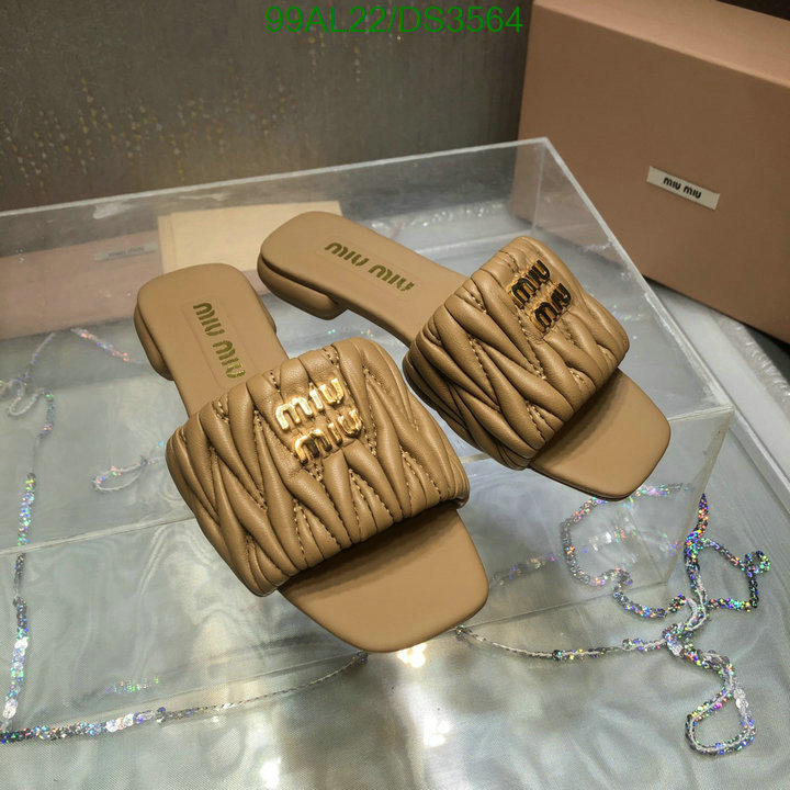 replica 2024 perfect luxury Sell High Replica MiuMiu ​Shoes Code: DS3564