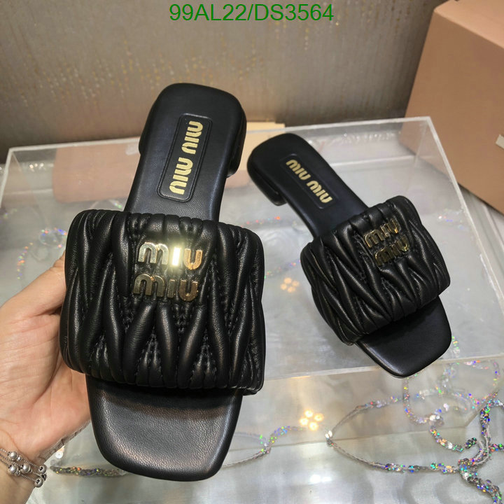 replica 2024 perfect luxury Sell High Replica MiuMiu ​Shoes Code: DS3564