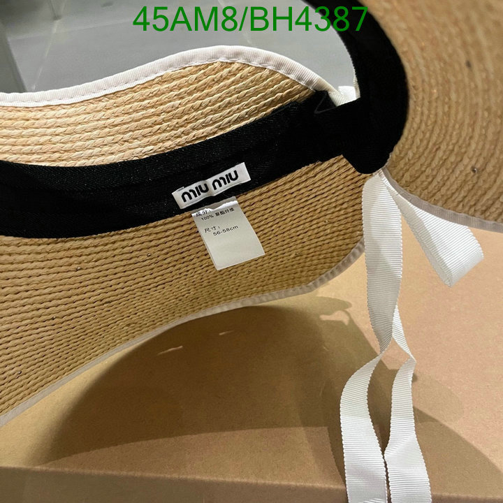 what 1:1 replica Exquisite Replica MiuMiu Hat Code: BH4387