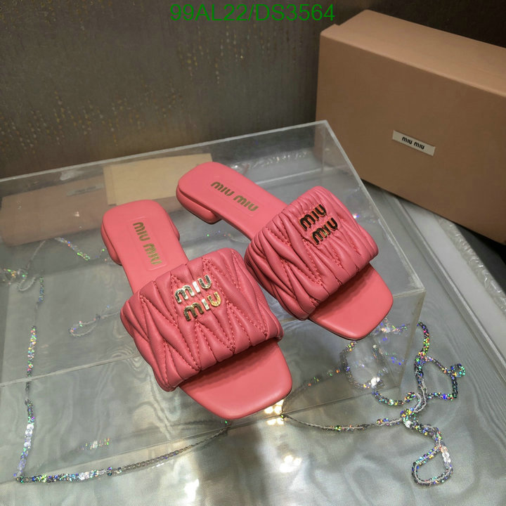 replica 2024 perfect luxury Sell High Replica MiuMiu ​Shoes Code: DS3564