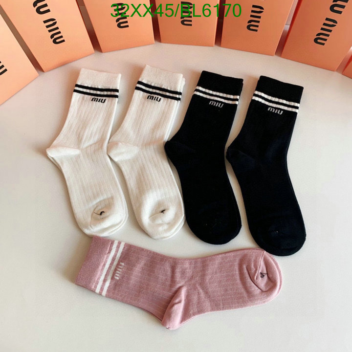 buy 2024 replica 1:1 Quality Replica Miu Miu Socks Code: BL6170