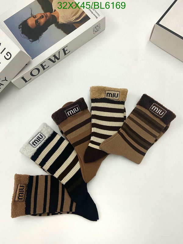 where to buy high quality 1:1 Quality Replica Miu Miu Socks Code: BL6169