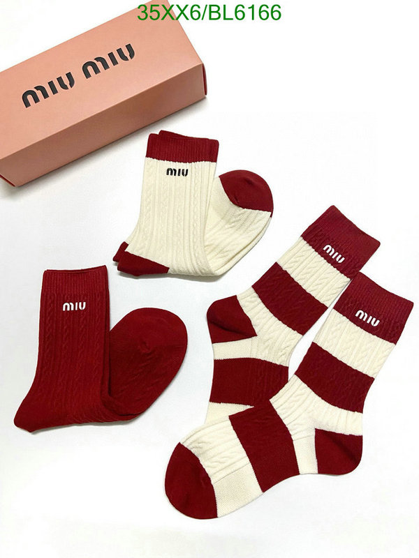 designer wholesale replica 1:1 Quality Replica Miu Miu Socks Code: BL6166