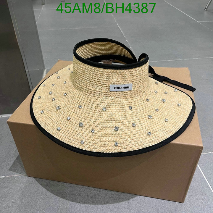 what 1:1 replica Exquisite Replica MiuMiu Hat Code: BH4387