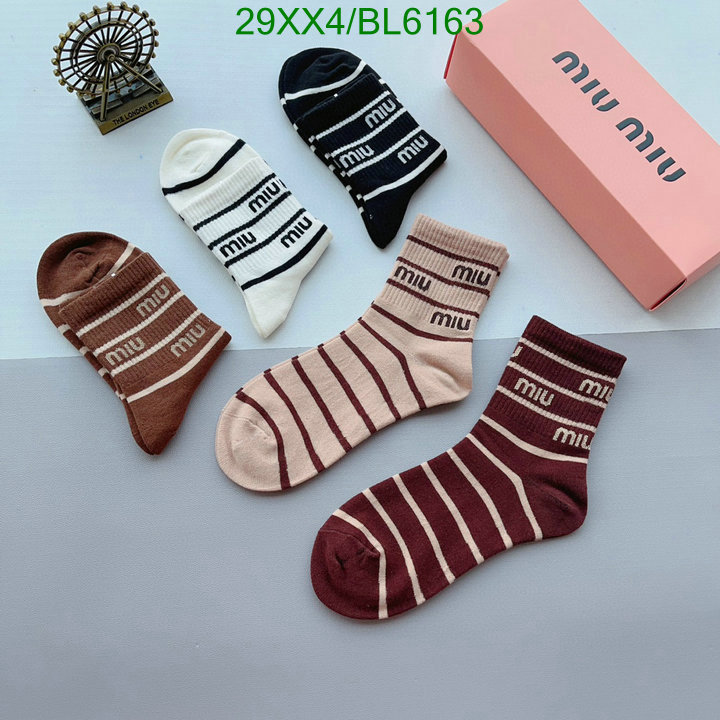 sellers online 1:1 Quality Replica Miu Miu Socks Code: BL6163