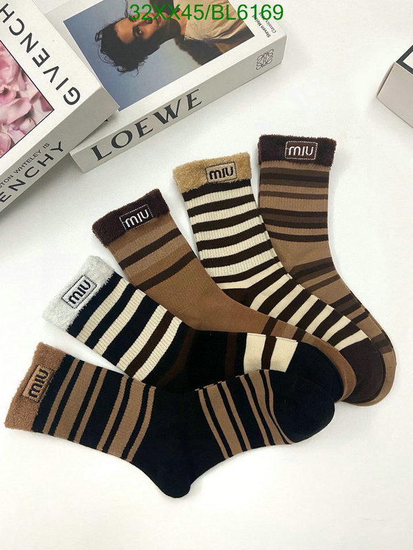 where to buy high quality 1:1 Quality Replica Miu Miu Socks Code: BL6169