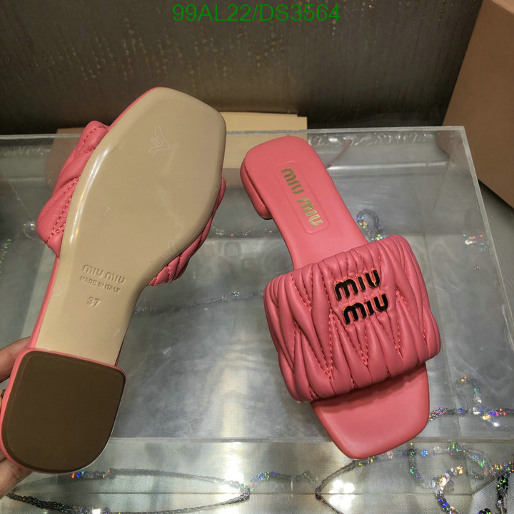 replica 2024 perfect luxury Sell High Replica MiuMiu ​Shoes Code: DS3564