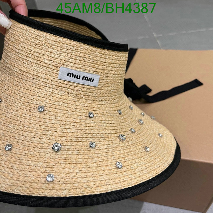 what 1:1 replica Exquisite Replica MiuMiu Hat Code: BH4387