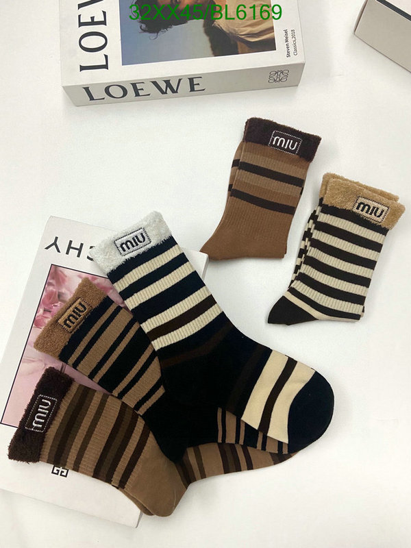 where to buy high quality 1:1 Quality Replica Miu Miu Socks Code: BL6169